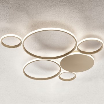 Ondaluce - himmennettävä LED-kattovalaisin POIS LED/68W/230V kultainen