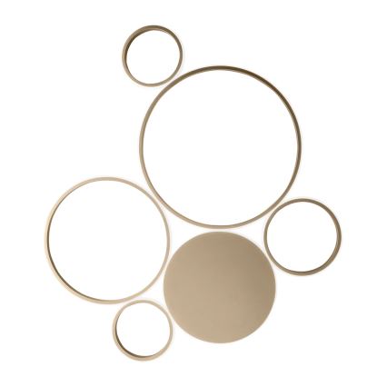 Ondaluce - himmennettävä LED-kattovalaisin POIS LED/68W/230V kultainen