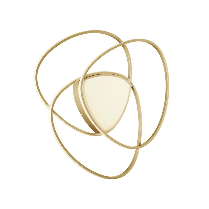 Ondaluce - himmennettävä LED-kattovalaisin ROSE LED/60W/230V kultainen