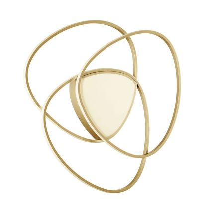 Ondaluce - himmennettävä LED-kattovalaisin ROSE LED/80W/230V kultainen