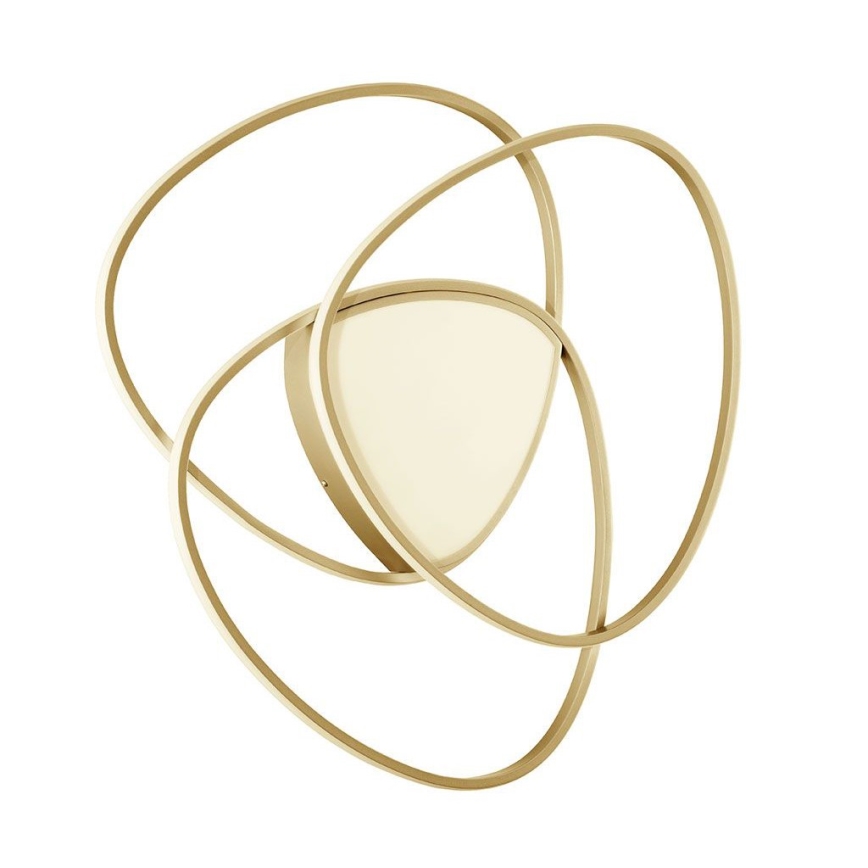 Ondaluce - himmennettävä LED-kattovalaisin ROSE LED/80W/230V kultainen