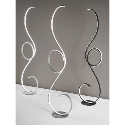 Ondaluce - himmennettävä LED-lattiavalaisin FLOK LED/44W/230V 152 cm valkoinen