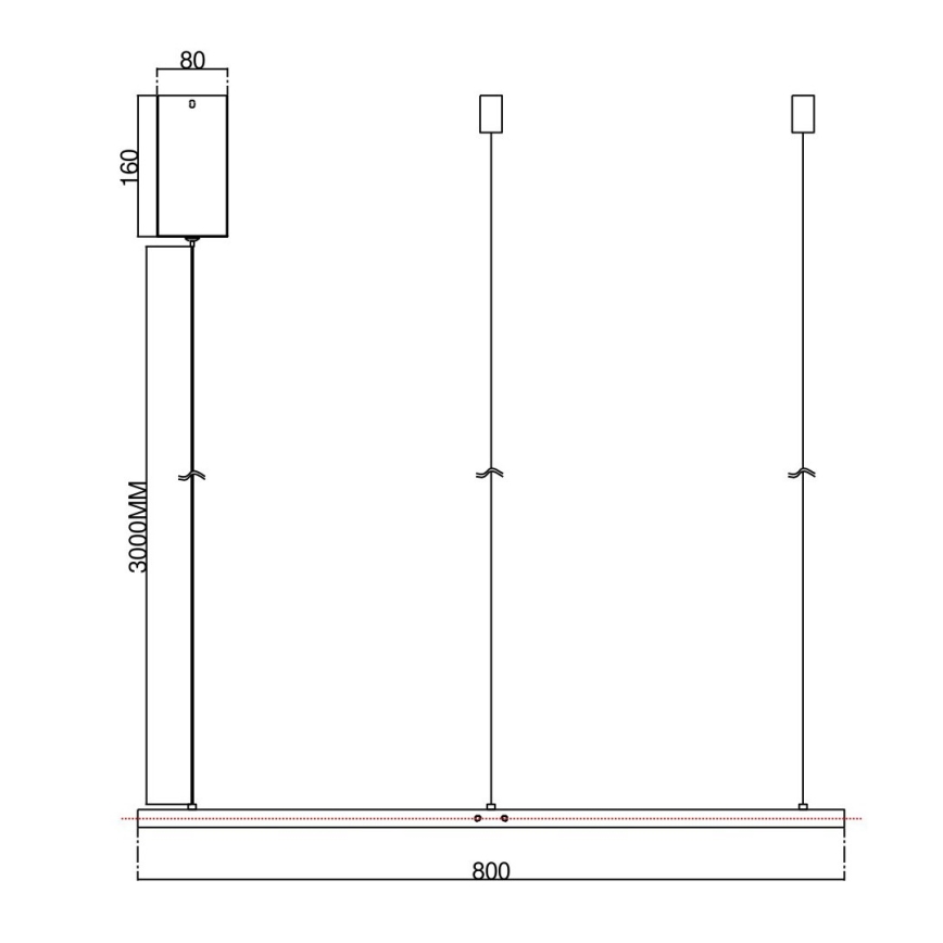 Ondaluce - LED-himennettävä riippuvalaisin vaijerikiinnityksellä SOEL LED/38W/230V 3000/4000K Ø 80 cm valkoinen