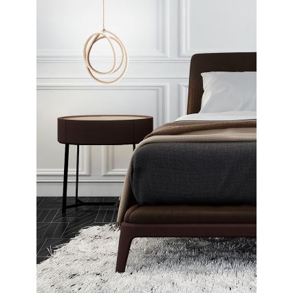 Ondaluce - himmennettävä LED-riippuvalaisin vaijerilla GOLDEN LED/28W/230V, kultainen