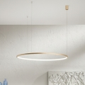 Ondaluce - himmennettävä LED-riippuvalaisin vaijerilla SOEL LED/28W/230V Ø 60 cm kultainen