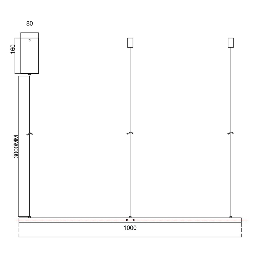 Ondaluce - himmennettävä LED-riippuvalaisin vaijerilla SOEL LED/47W/230V, halkaisija 100 cm, kullanvärinen