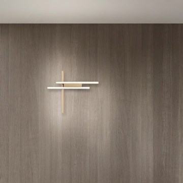 Ondaluce - himmennettävä LED-seinävalaisin MOVIDA LED/20W/230V, kullanvärinen