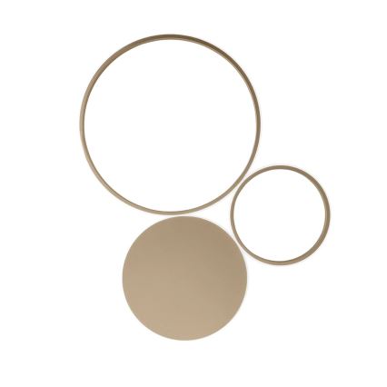 Ondaluce - himmennettävä LED-seinävalaisin POIS LED/42W/230V kultainen