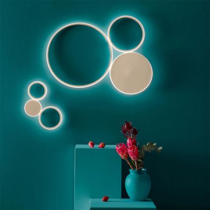 Ondaluce - himmennettävä LED-seinävalaisin POIS LED/42W/230V kultainen