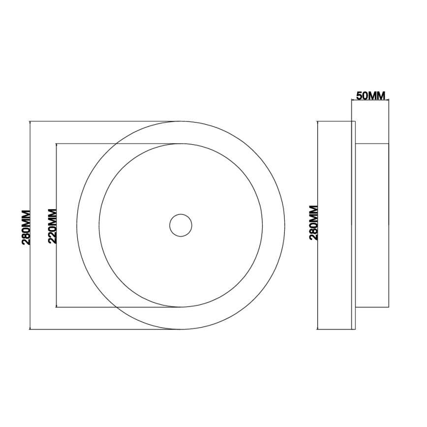 Ondaluce - JOKEY LED-seinävalaisin 10W/230V, kirkas