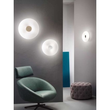 Ondaluce - Kattovalaisin DODI 2xE27/15W/230V, halkaisija 33 cm, valkoinen