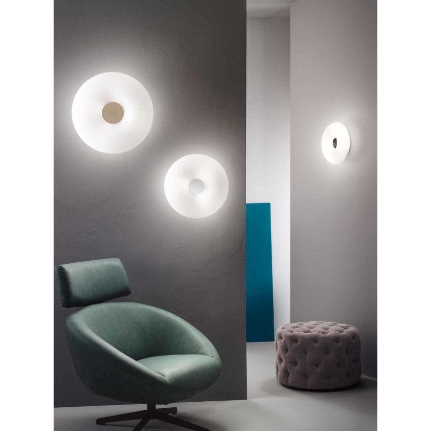 Ondaluce - Kattovalaisin DODI 2xE27/15W/230V, halkaisija 33 cm, valkoinen