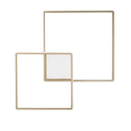 Ondaluce - LED himmennettävä kattovalaisin DOWEL LED/46W/230V kultainen