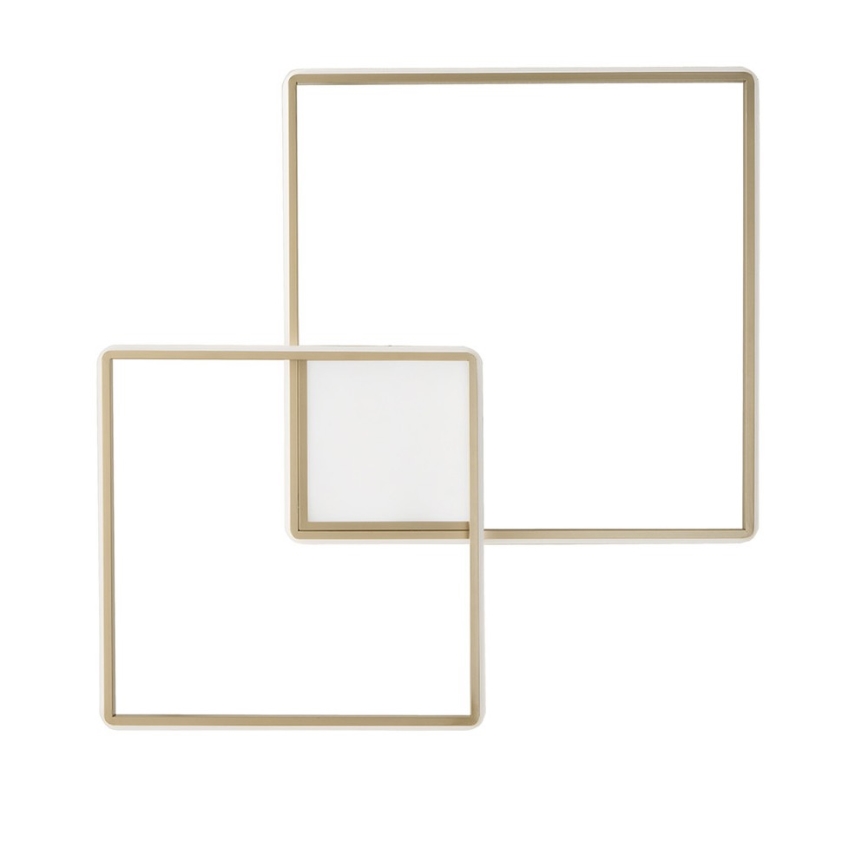 Ondaluce - LED himmennettävä kattovalaisin DOWEL LED/46W/230V kultainen