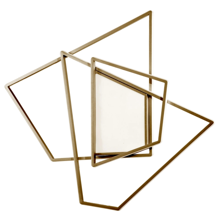 Ondaluce - LED-himmennettävä kattovalaisin GALAXY LED/90W/230V kultainen