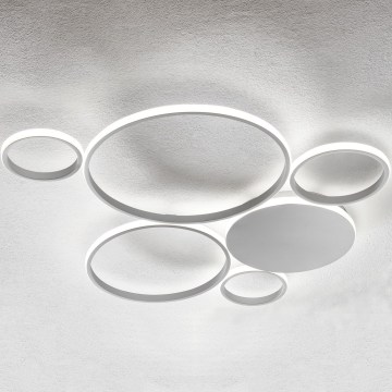 Ondaluce - LED-himmennettävä kattovalaisin POIS LED/68W/230V hopea