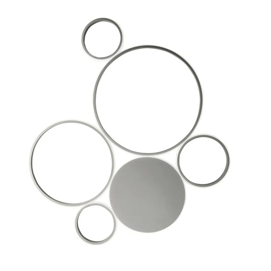 Ondaluce - LED-himmennettävä kattovalaisin POIS LED/68W/230V hopea