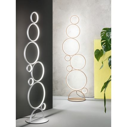 Ondaluce - LED-himmennettävä lattiavalaisin POIS LED/52W/230V 160 cm kultainen