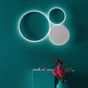 Ondaluce - LED himmennettävä seinävalaisin POIS LED/42W/230V hopea