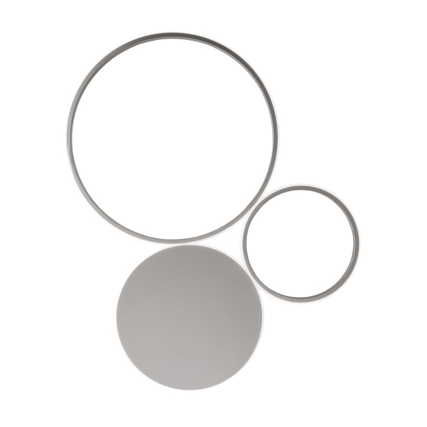 Ondaluce - LED himmennettävä seinävalaisin POIS LED/42W/230V hopea