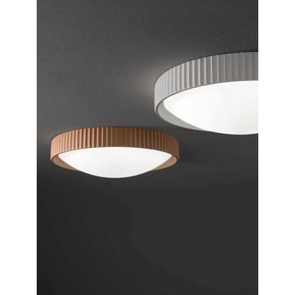 Ondaluce - LED kattovalaisin CONCRETE LED/20W/230V halkaisija 41 cm betoninharmaa