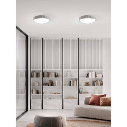 Ondaluce - LED-kattovalaisin CONCRETE LED/20W/230V Ø 41 cm betoni/harmaa