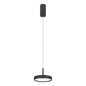 Ondaluce - LED-riippuvalaisin kaapelilla NINA LED/20W/230V halkaisija 19 cm musta