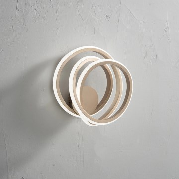 Ondaluce - LED-seinävalaisin GOLDEN LED/23W/230V kultainen