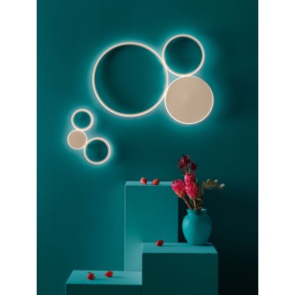 Ondaluce - LED-seinävalaisin POIS LED/20W/230V kultainen