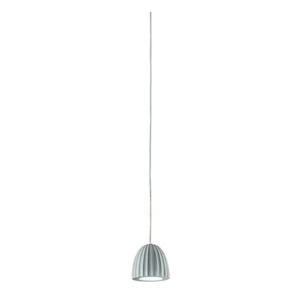 Ondaluce - Riippuvalaisin vaijerilla CONCRETE 1xGU10/7,5W/230V halkaisija 10,5 cm betoni/harmaa