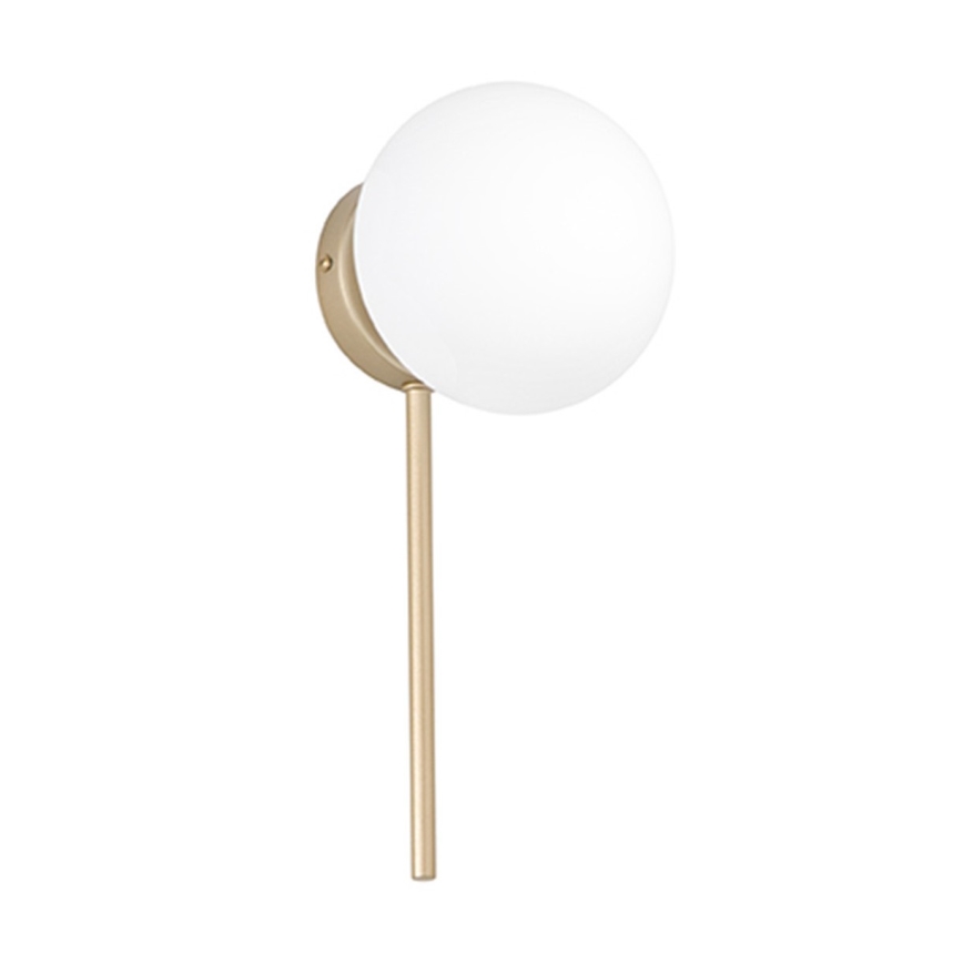 Ondaluce - Seinävalaisin JEWEL 1xE14/10W/230V kultainen/valkoinen