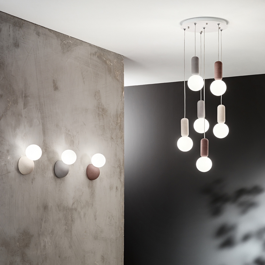 Ondaluce - Seinävalaisin ROCK 1xG9/7W/230V valkoinen