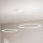 Ondaluce - SOEL himmennettävä LED-riippuvalaisin vaijerilla LED/28W/230V + LED/38W 3000/4000K Ø 80/60 cm valkoinen