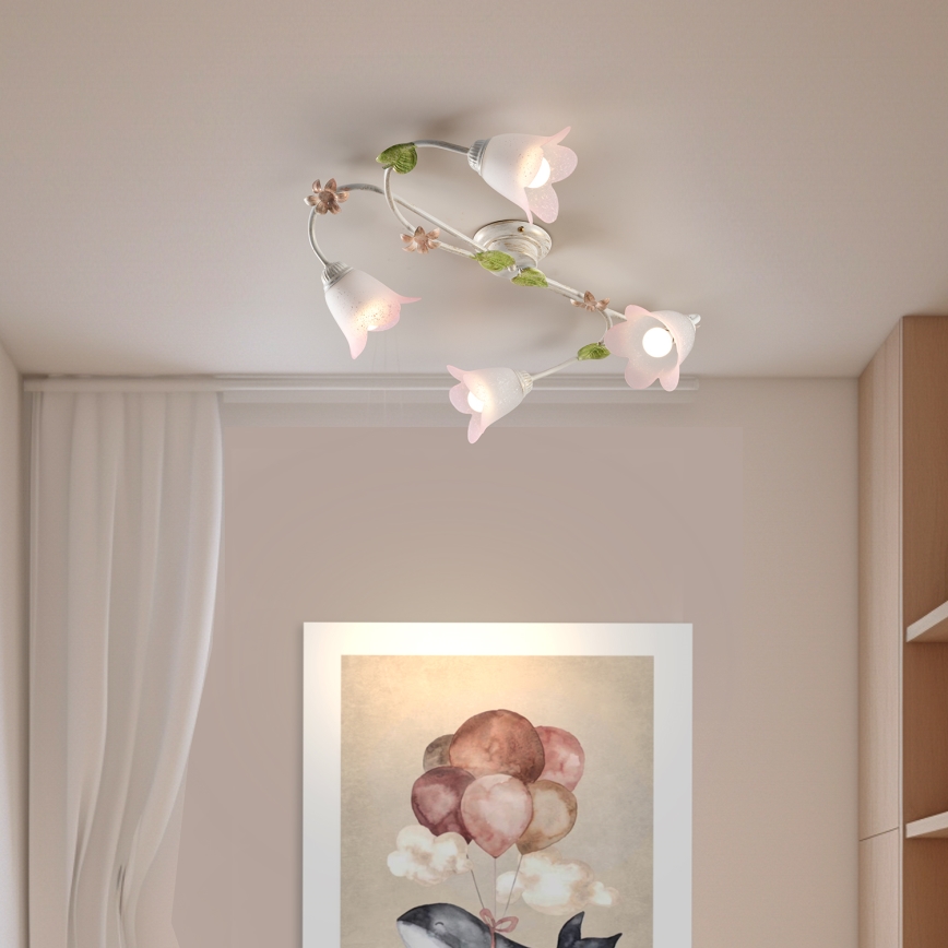 ONLI - Kattovalaisin BOTTON DORO 4xE14/6W/230V