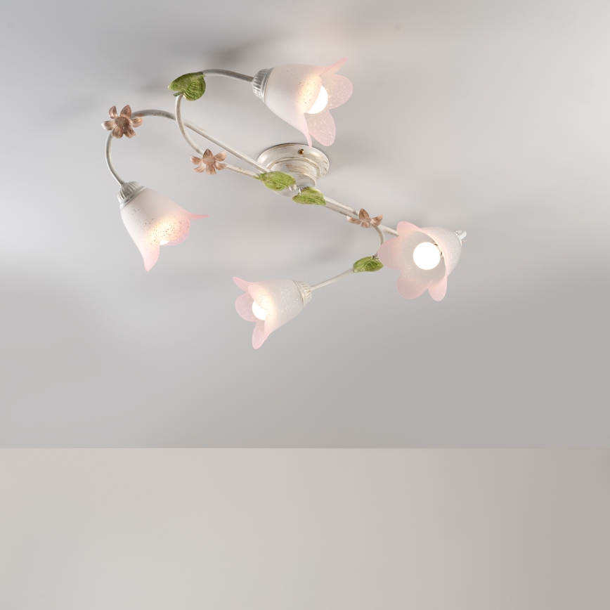 ONLI - Kattovalaisin BOTTON DORO 4xE14/6W/230V