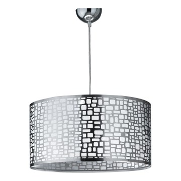 ONLI - Kattokruunu johdossa BRUCE 1xE27/15W/230V halkaisija 45 cm mattakromi