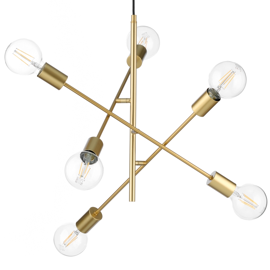 ONLI - Kattokruunu johdossa CROSS 6xE27/22W/230V