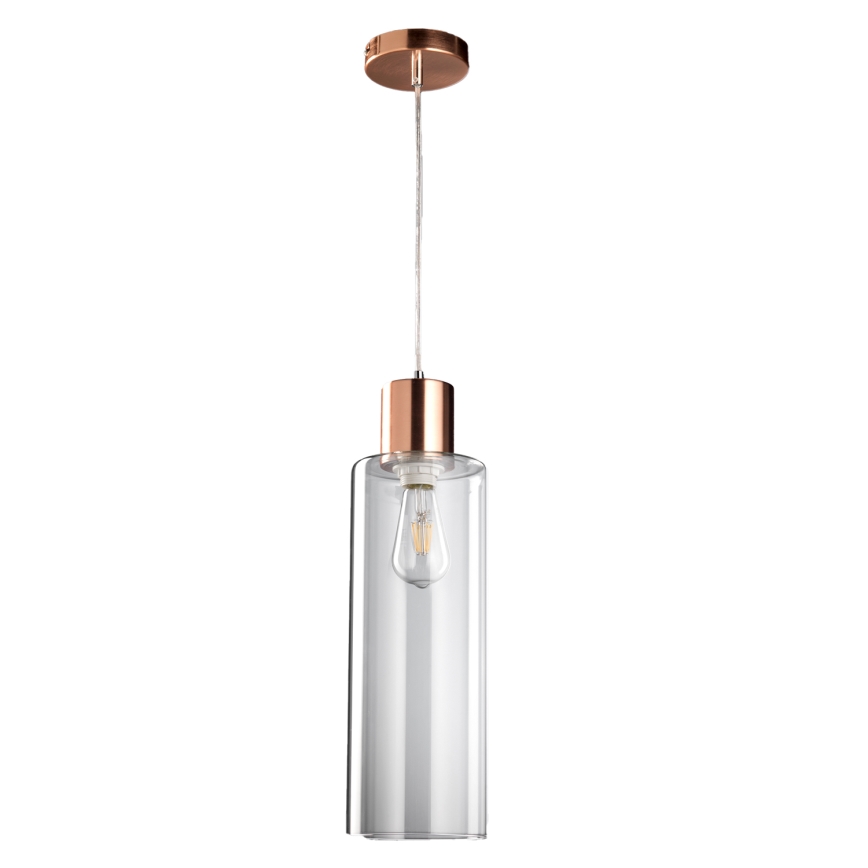 ONLI - Kattokruunu johdossa DODO 1xE27/22W/230V kupari