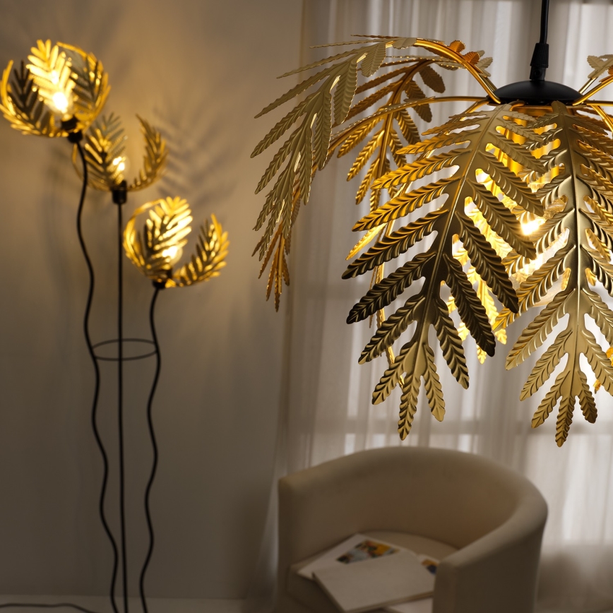 ONLI - Kattokruunu johdossa DUBAI 1xE27/22W/320V kulta