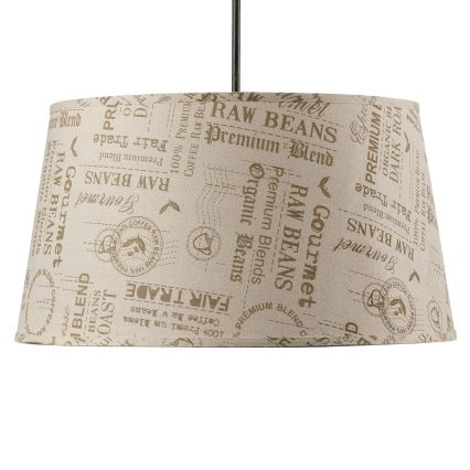 ONLI - Kattokruunu johdossa MAIDA 1xE27/15W/230V halkaisija 50 cm ruskea