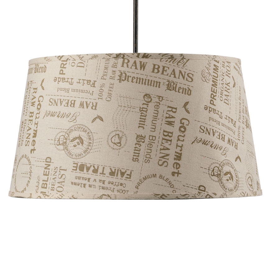 ONLI - Kattokruunu johdossa MAIDA 1xE27/15W/230V halkaisija 50 cm ruskea