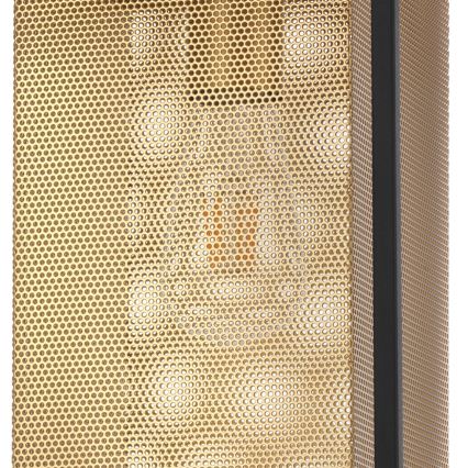 ONLI - Kattokruunu johdossa MALIK 1xE27/22W/230V kulta/musta