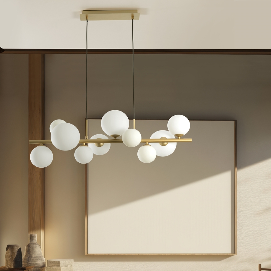 ONLI - Kattokruunu johdossa PALOMA 10xG9/10W/230V kulta