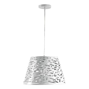 ONLI - Kattokruunu johdossa RICKY 1xE27/15W/230V halkaisija 40 cm valkoinen