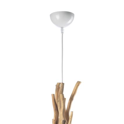 ONLI - Kattokruunu johdossa WOODY 1xE27/22W/230V