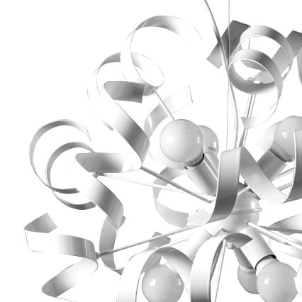 ONLI -  Kattokruunu johdossa ZOE 6xE14/6W/230V valkoinen