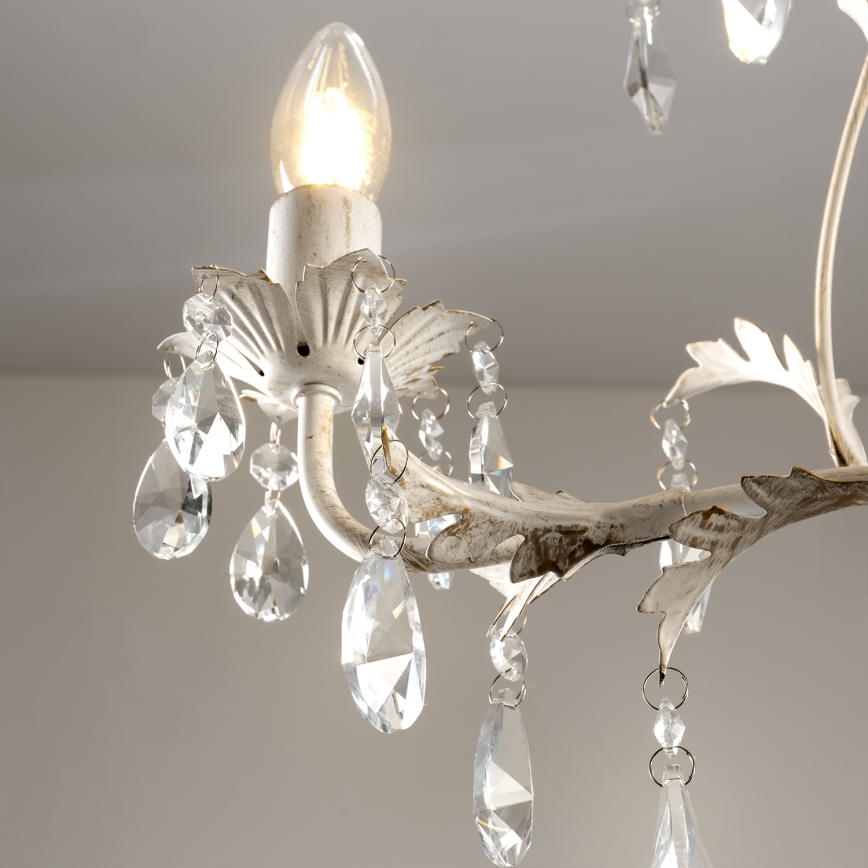 ONLI - Kattokruunu ketjulla TERESA 3xE14/6W/230V valkoinen