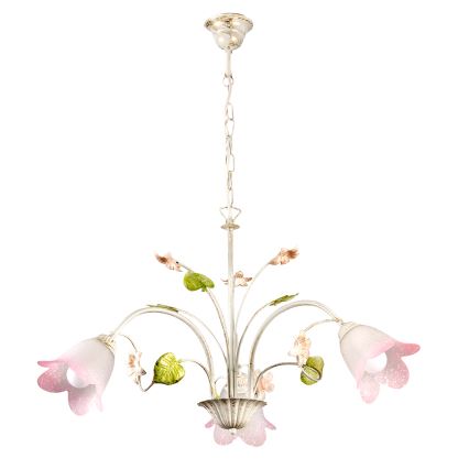 ONLI - Kattokruunu ketjussa BOTTON DORO 3xE14/6W/230V