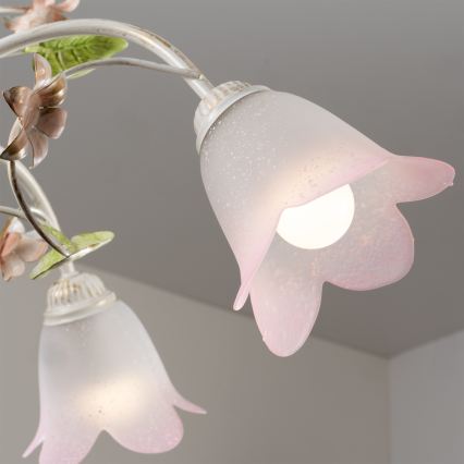 ONLI - Kattokruunu ketjussa BOTTON DORO 3xE14/6W/230V