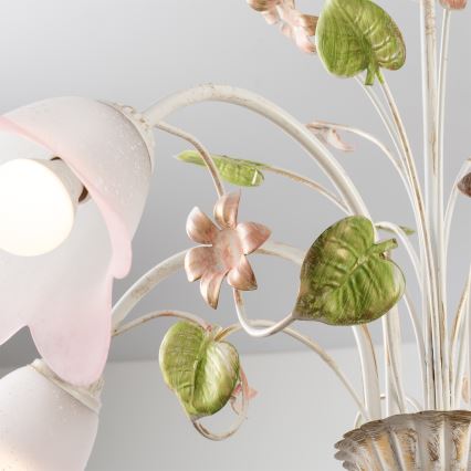 ONLI - Kattokruunu ketjussa BOTTON DORO 5xE14/6W/230V